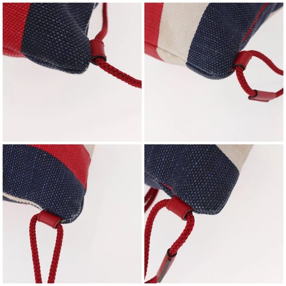 GUCCI Backpack Canvas Blue Red 473872 Auth BA7277 - Picture 14 of 16